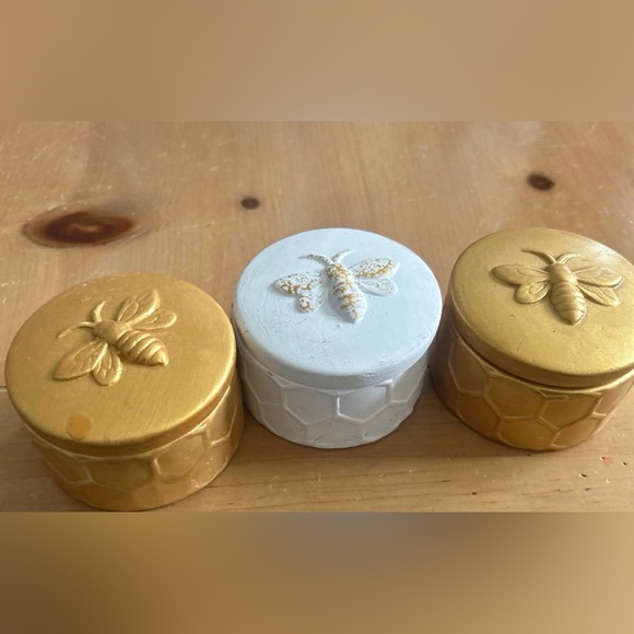 Other - Bee Embossed Decorative Boxes